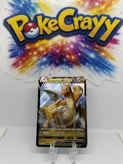 Dragonite V 049/078 Holo V Rare Pokemon GO Pokemon Holo Mint - Image 1