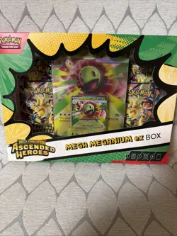 Pokemon Mega Evolution Ascended Heros Mega Meganium Ex Box Factory Sealed - Image 1