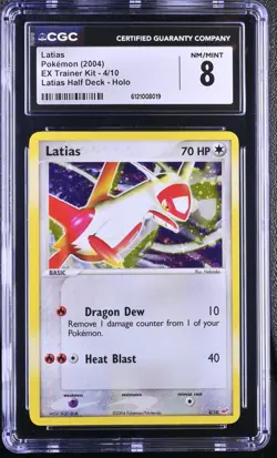 Pokemon TCG Latias EX Trainer Holo 2004 4/10 - CGC 8 - Image 1