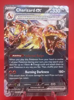 Pokemon Tcg Charizard ex 125/197 Obsidian Flames Lp/Nm - Image 1