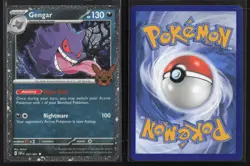 Gengar (Cosmos Holo) 057/091 Holo Trick or Trade BOOster 2024 Pokemon NM - Image 3