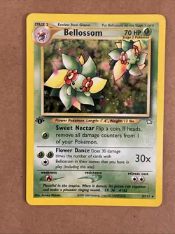 Bellossom 3/111 1st Edition Holo Neo Genesis Holo Rare Beautiful Gradable - Image 3