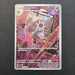 Lileep Illustration Rare Full Art 145/142 Stellar Crown Holo Pokemon TCG NM - Image 4