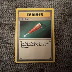 Pokemon Base Set WOTC - 82/102 Full Heal - MP - Image 1