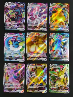 Eeveelutions Vmax Umbreon Sylveon RRR Eevee VMAX Chinese Pokemon Lot 9 NE40 - Image 1