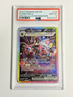 Hydreigon ex #240 Special Illustration Rare PSA 10 2024 Surging Sparks - Image 1