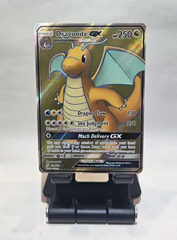 Pokemon Dragonite GX Full Art Ultra Rare Holo Card 229/236 Unified Minds NM - Image 1