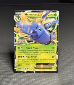 Pokemon TCG: Heracross EX 4/111 - Ultra Rare - Furious Fists - *LP* - Image 1