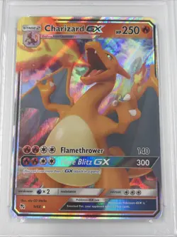 Charizard GX 9/68 Pokemon TCG: Sun & Moon Hidden Fates PSA 9 MINT Shiny Vault - Image 3