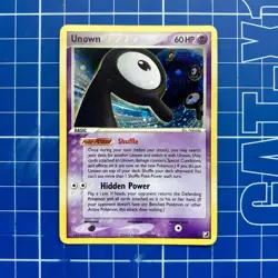 2005 Unown (R) R/28 Pokemon Unseen Forces Holo Rare LP - Image 1