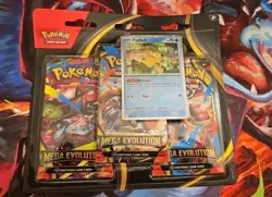 Pokemon Mega Evolution Psyduck 3 Booster Blister Pack - Image 1