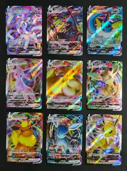 Eeveelutions Vmax Umbreon Jolteon RRR Eevee VMAX Chinese Pokemon Lot 9 NE40 - Image 1