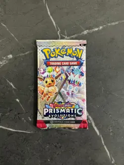 (VERY HEAVY) 🔥23g Prismatic Evolutions Pokemon Sealed Booster Pack Brand New ✅ - Image 2
