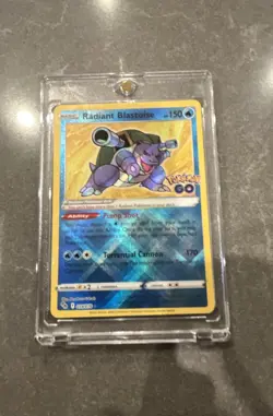 Radiant Blastoise 018/078 Pokemon GO Holo BO - Image 1