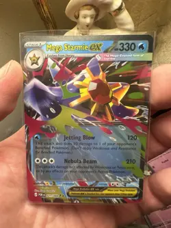 Pokemon TCG Mega Starmie ex 021/088 Me03: Perfect Order Holo - Image 1