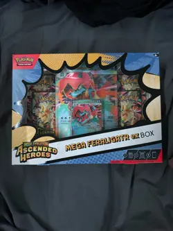 Pokemon Mega Feraligatr EX Box Ascended Heroes Promo Booster - Image 1