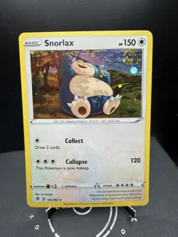 Pokemon TCG SWSH Rebel Clash Snorlax 141/192 Cosmos Holo Promo NM! - Image 1