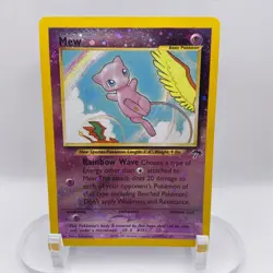 Mew 1/18 Southern Islands Reverse Holo Swirl NM WOTC Pokemon TCG Vintage Single - Image 1
