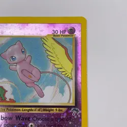 Mew 1/18 Southern Islands Reverse Holo Swirl NM WOTC Pokemon TCG Vintage Single - Image 5