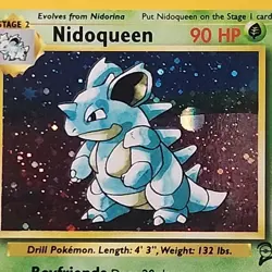 Holo Rare Nidoqueen 12/130 Base Set 2 LP Pokemon Trading Card Game TCG WOTC - Image 3