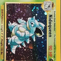 Holo Rare Nidoqueen 12/130 Base Set 2 LP Pokemon Trading Card Game TCG WOTC - Image 4