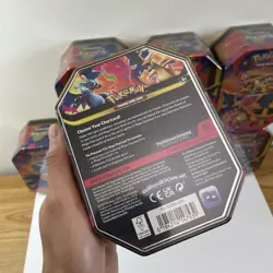Pokemon TCG: Mega Charizard X & Mega Charizard Y Tins Lot of 8 *SEALED* - Image 3