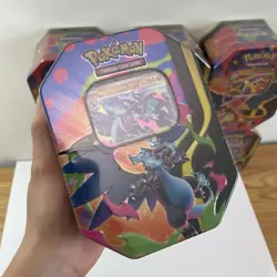 Pokemon TCG: Mega Charizard X & Mega Charizard Y Tins Lot of 8 *SEALED* - Image 4