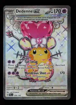 Dedenne ex 239/193 Ultra Rare SV02: Paldea Evolved Pokemon Card - Image 1