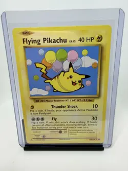 2016 Pokemon XY Evolutions Secret Rare Flying Pikachu 110/108 - Image 1