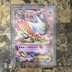 Pokemon TCG M Gengar EX Mega Evolution XY166 Promo Holo MP-HP - Image 1