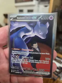 Pokemon TCG Team Rockets Mewtwo EX Ascended Heroes Full Art MINT 281/217 - Image 1