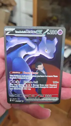 Pokemon TCG Team Rockets Mewtwo EX Ascended Heroes Full Art MINT 281/217 - Image 2