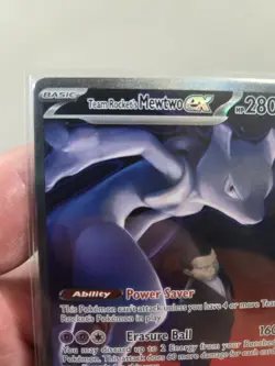 Pokemon TCG Team Rockets Mewtwo EX Ascended Heroes Full Art MINT 281/217 - Image 3