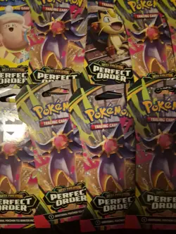 Pokemon TCG: Perfect Order Sleeved Booster Pack LOT OF 20 SEALED - Image 2