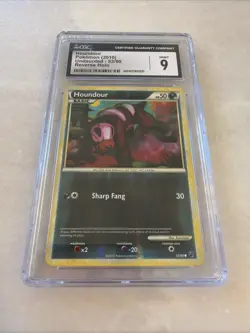 Pokemon 2010 Houndour 53/90 Undaunted Reverse Holo - Image 1