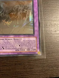 Elemental Hero Chaos Neos (Ghost Rare) GLAS-EN036 Gladiator's Assault 1st Ed LP - Image 5