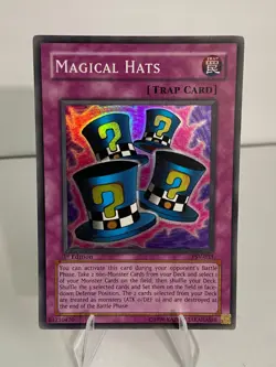 Yugioh - Magical Hats PSV-033 | MP/Crease - Pharaoh's Servant 1st Edition - Image 1