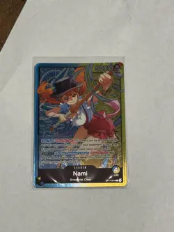 Bandai One Piece CCG Nami OP11-041 Leader Special Foil Alt Art 5000 Power - Image 1