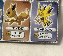 1998 Lunchables Pokemon Cards ~ #13-#24 ~ All One Piece ~ RARE FIND - Image 5