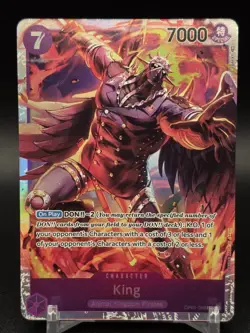 PRE-ERRRATA One Piece - Romance Dawn KING SR OP01-096 NM - Image 1