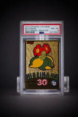 2000 Pokemon Japanese Blossom Meiji Promo Gold Foil PSA 8 - Image 1