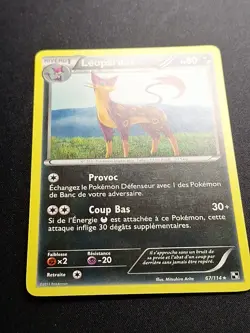 Leopardus 67/114 NB Noir et Blanc de Base Carte Pokemon FR - Image 4