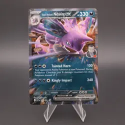 Team Rocket's Nidoking EX SVP 217 Black Star Promo 2025 NM Pokemon TCG - Image 1