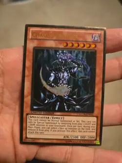 Yugioh Chaos Sorcerer GLD4-EN012 Gold Rare Limited Edition LP - Image 1