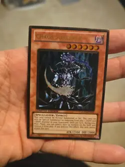 Yugioh Chaos Sorcerer GLD4-EN012 Gold Rare Limited Edition LP - Image 2