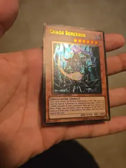 Yugioh Chaos Sorcerer GLD4-EN012 Gold Rare Limited Edition LP - Image 5