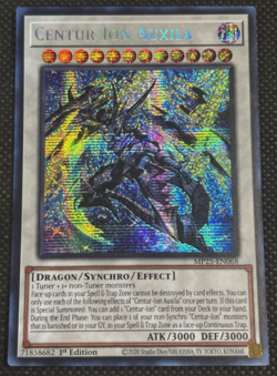 YuGiOh! - Centur-Ion Auxila - MP25-EN068 - Prismatic Secret Rare - NM/M - Image 1