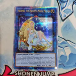 Yugioh Asian English Artemis The Magistus Moon Maiden RC04-AE050 QCSE Original - Image 1