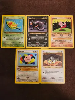 Pokemon Cards Lot of 15 Various Gen 1/2 Sets - Image 2