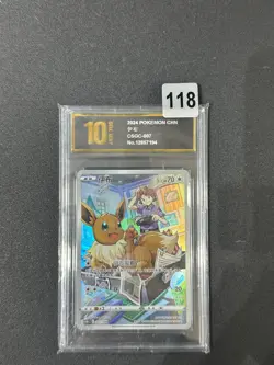 Eevee CSGC-007/008 Pokemon Card Chinese Grade 10 - Image 1